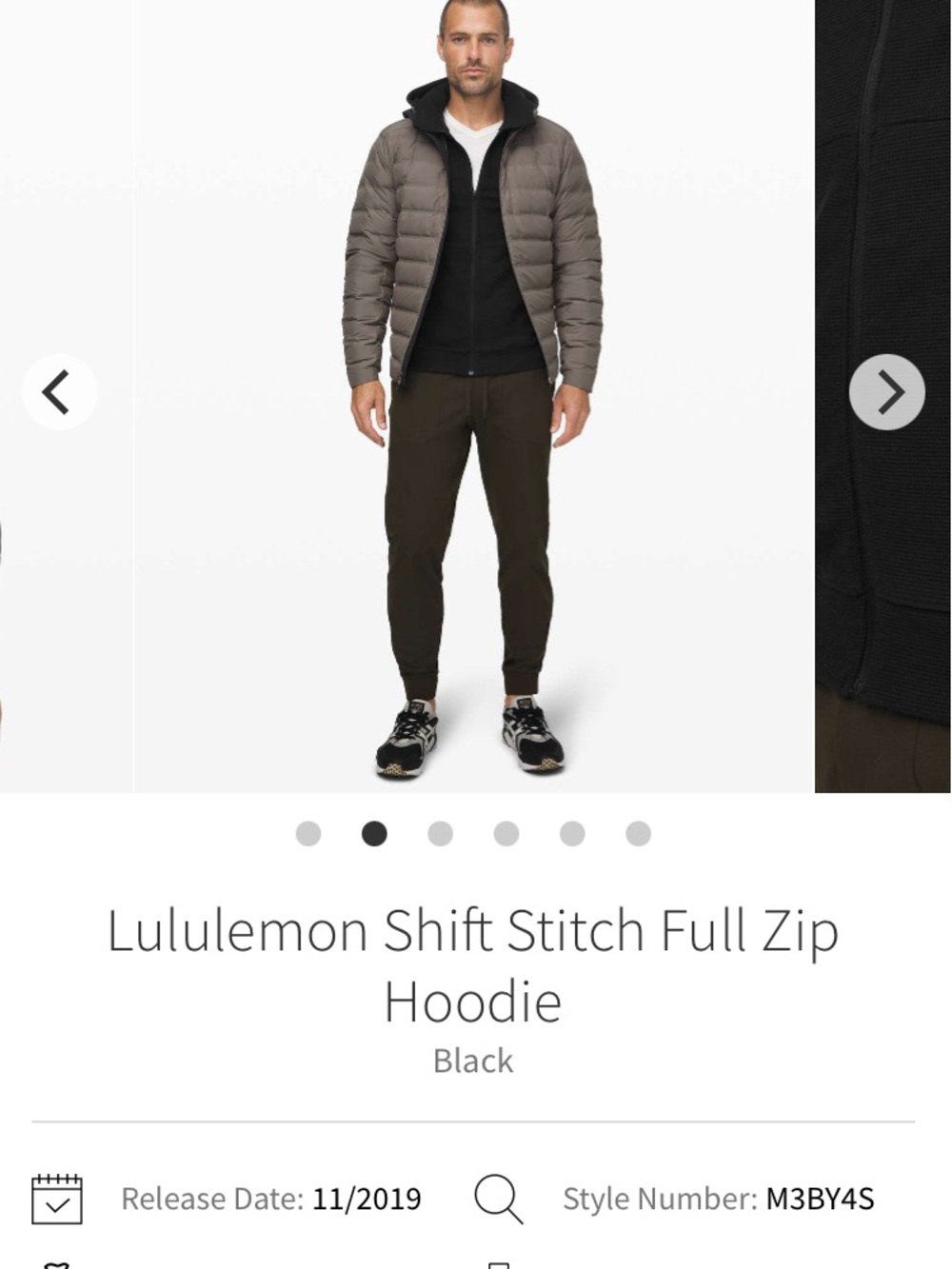 🎁Free with 50$ purchase lululemon mens waffle ZipUp Hoodie training Jacket black - Picture 2 of 11